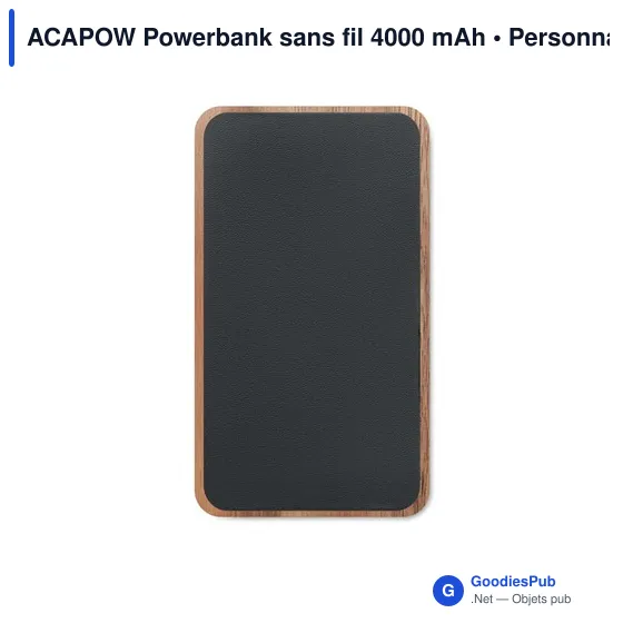 ACAPOW Powerbank sans fil 4000 mAh - Image 3