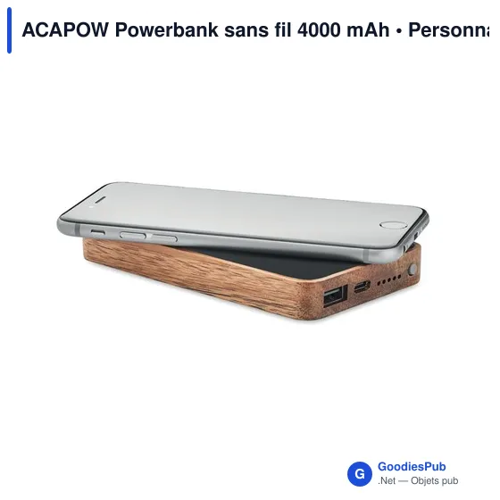ACAPOW Powerbank sans fil 4000 mAh - Image 4