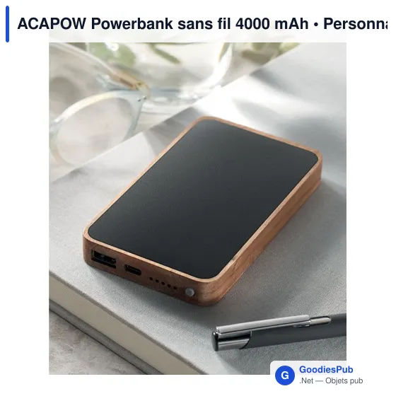ACAPOW Powerbank sans fil 4000 mAh - Image 6
