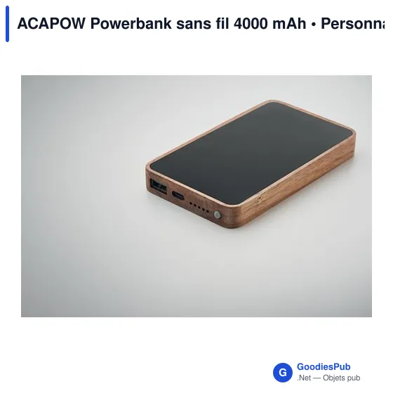 ACAPOW Powerbank sans fil 4000 mAh - Image 7