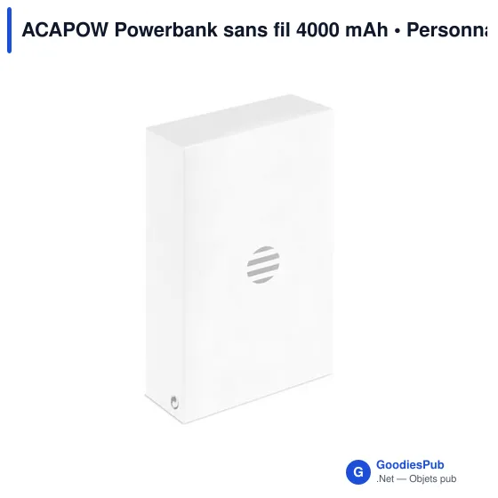 ACAPOW Powerbank sans fil 4000 mAh - Image 8