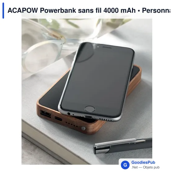 ACAPOW Powerbank sans fil 4000 mAh - Image 9