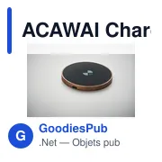 ACAWAI Chargeur sans fil en acacia 15W - Miniature 4