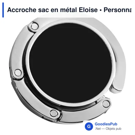 Accroche sac en métal Eloise
