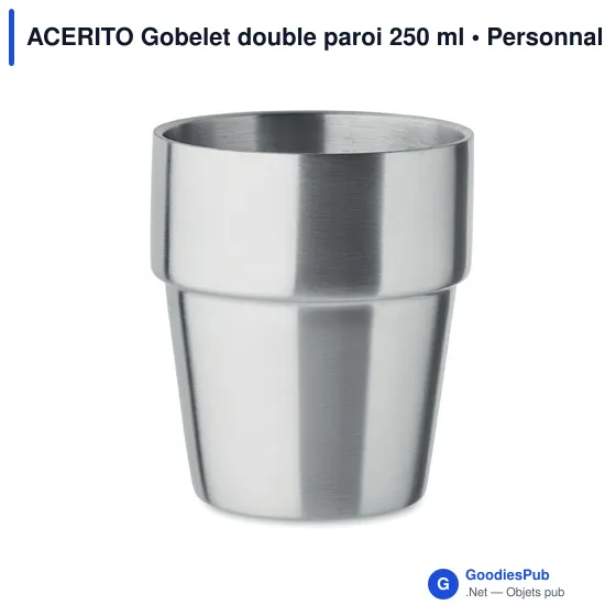 ACERITO Gobelet double paroi 250 ml - Image 5