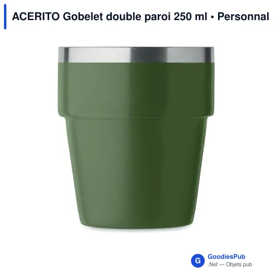 ACERITO Gobelet double paroi 250 ml - Image 10
