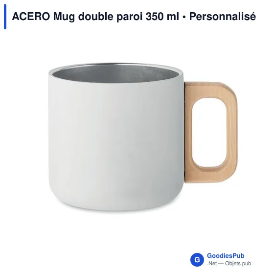 ACERO Mug double paroi 350 ml - Image 1