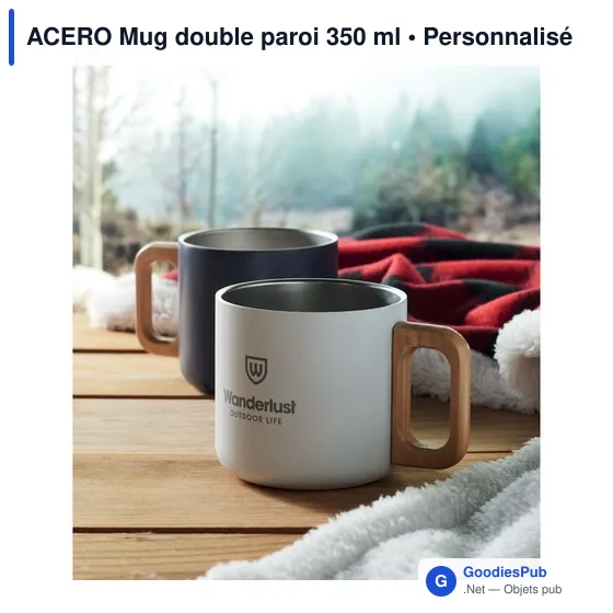 ACERO Mug double paroi 350 ml - Image 8