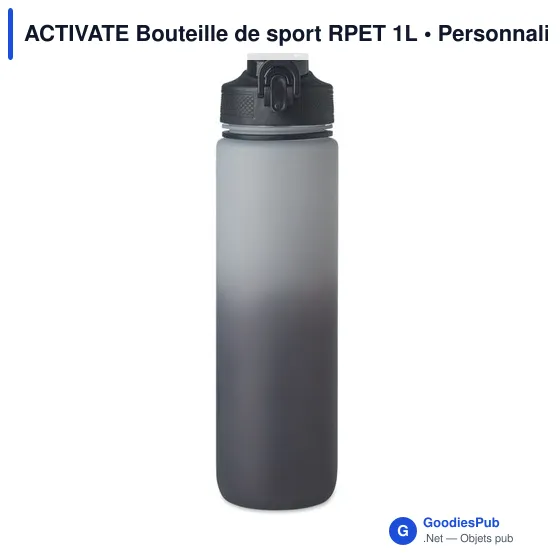 ACTIVATE Bouteille de sport RPET 1L - Image 11