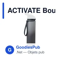 ACTIVATE Bouteille de sport RPET 1L - Miniature 9