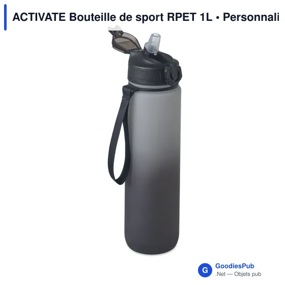 ACTIVATE Bouteille de sport RPET 1L - Image 9