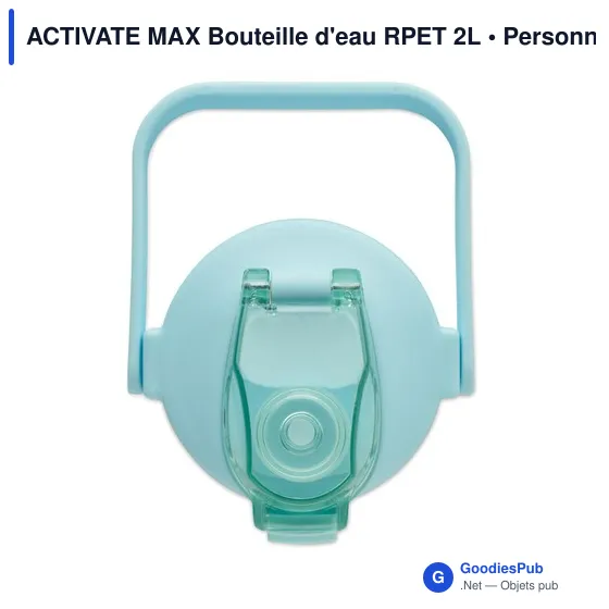 Bouteille d'eau personnalisable ACTIVATE MAX avec logo - 2L - Image 8