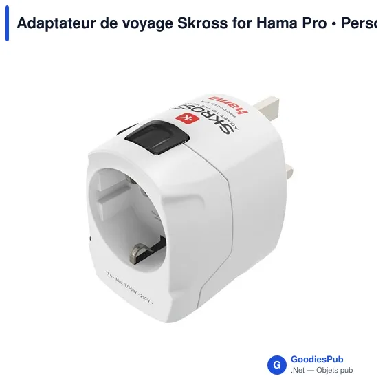 Adaptateur de voyage Skross for Hama Pro - Image 1