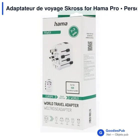 Adaptateur de voyage Skross for Hama Pro - Image 11