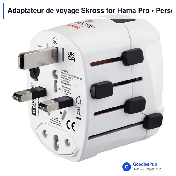 Adaptateur de voyage Skross for Hama Pro - Image 4