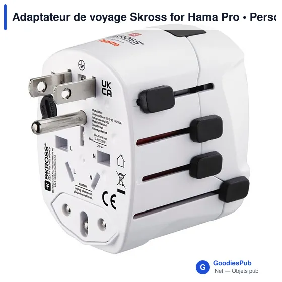Adaptateur de voyage Skross for Hama Pro - Image 5