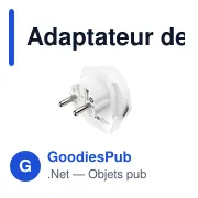 Adaptateur de voyage Skross for Hama USB - Miniature 3