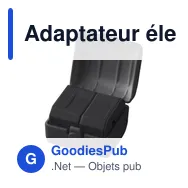 Adaptateur électrique personnalisable Coby avec logo - Miniature 1