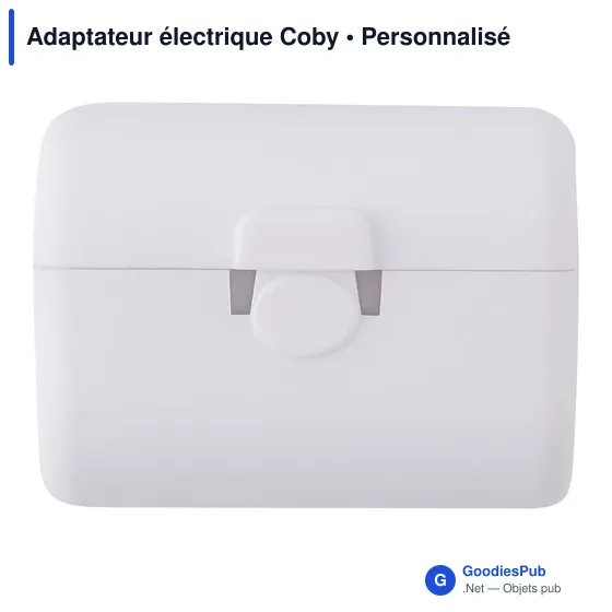 Adaptateur électrique personnalisable Coby avec logo - Image 4