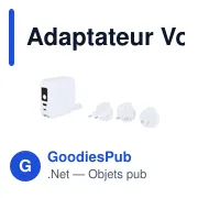 Adaptateur Voyage Multifonction Joks - Miniature 3