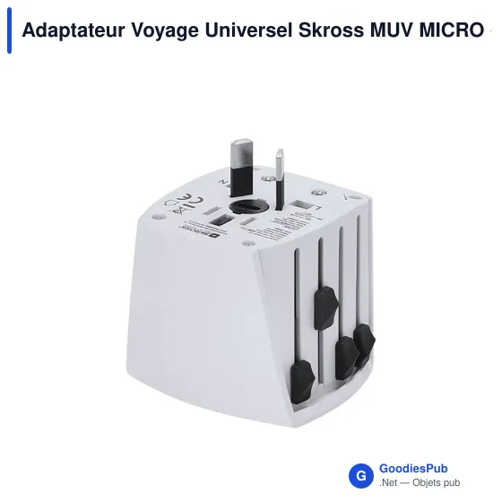 Adaptateur Voyage Universel Skross MUV MICRO - Image 3
