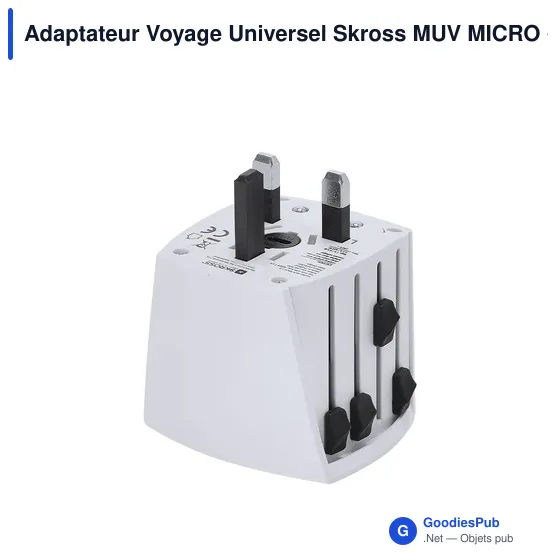 Adaptateur Voyage Universel Skross MUV MICRO - Image 5