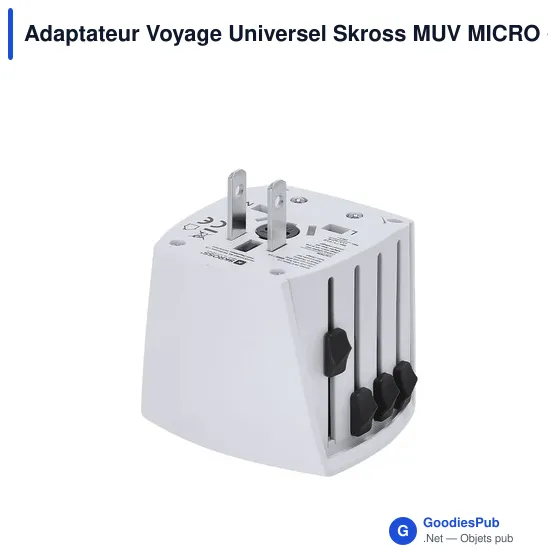 Adaptateur Voyage Universel Skross MUV MICRO - Image 6