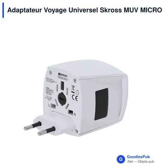 Adaptateur Voyage Universel Skross MUV MICRO - Image 7