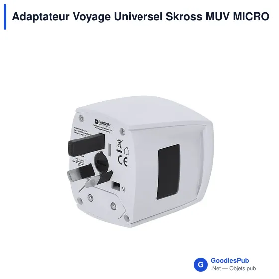 Adaptateur Voyage Universel Skross MUV MICRO - Image 8