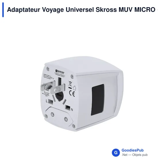Adaptateur Voyage Universel Skross MUV MICRO - Image 9