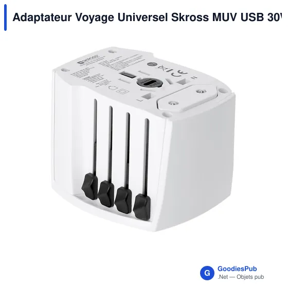 Adaptateur Voyage Universel Skross MUV USB 30W PD - Image 4