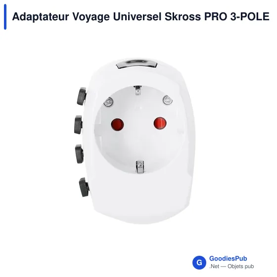 Adaptateur Voyage Universel Skross PRO 3-POLE - Image 2