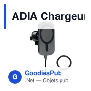 ADIA Chargeur sans fil magnétique - Miniature 1