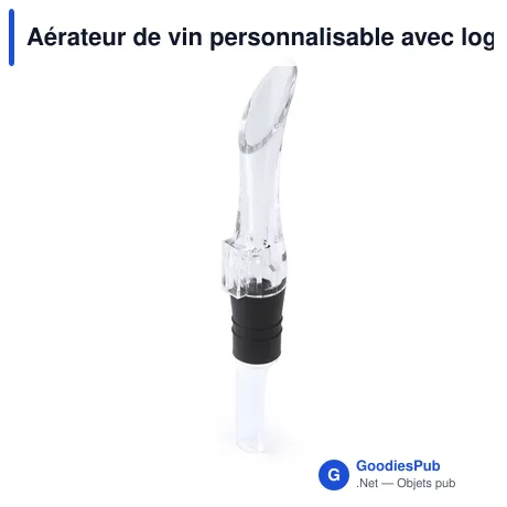 Aérateur de vin personnalisable avec logo - Aérateur Vin Crianz