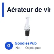 Aérateur de vin personnalisable avec logo - Aérateur Vin Crianz - Miniature 2