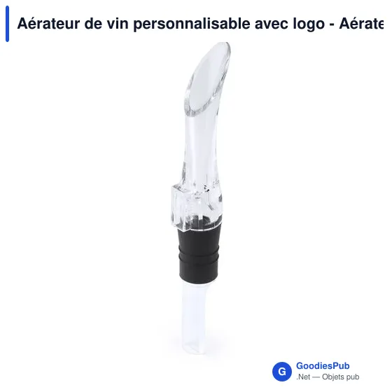 Aérateur de vin personnalisable avec logo - Aérateur Vin Crianz - Image 2