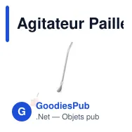 Agitateur Paille Evin - Miniature 1