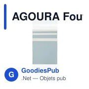 AGOURA Fouta 140 gr/m² - Miniature 1