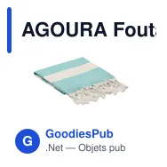 AGOURA Fouta 140 gr/m² - Miniature 11