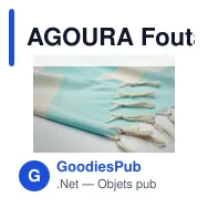 AGOURA Fouta 140 gr/m² - Miniature 12