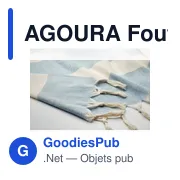 AGOURA Fouta 140 gr/m² - Miniature 4