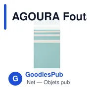AGOURA Fouta 140 gr/m² - Miniature 9