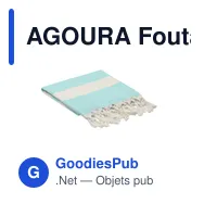 AGOURA Fouta 140 gr/m² - Miniature 10