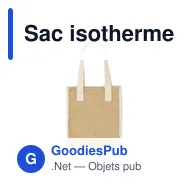 Sac isotherme personnalisable Agra Cooler Bag avec logo - Miniature 2