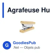 Agrafeuse Hunzu - Miniature 1