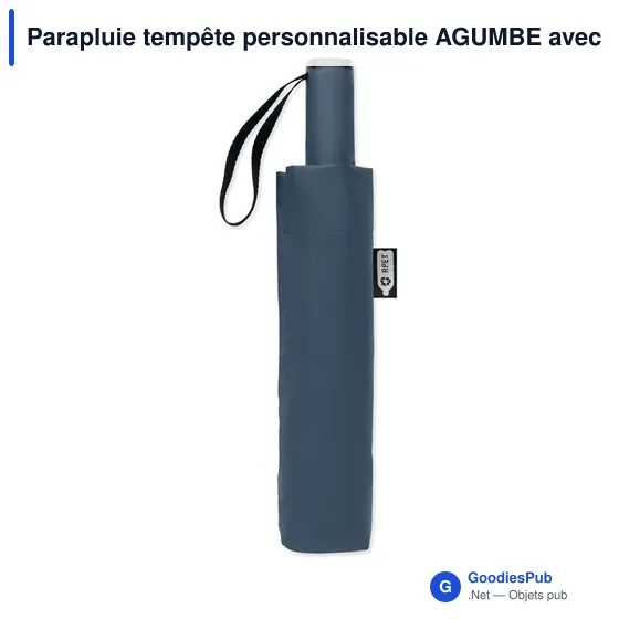 Parapluie tempête personnalisable AGUMBE avec logo - Image 11