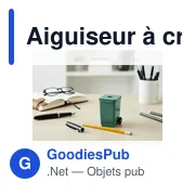 Aiguiseur à crayons personnalisable en forme de poubelle - Ciraavec logo - Miniature 5