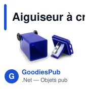 Aiguiseur à crayons personnalisable en forme de poubelle - Ciraavec logo - Miniature 8