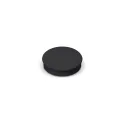 Variante Noir - Aimant de réfrigérateur rond personnalisable Ø 36 mm avec logo - Noir ou blanc