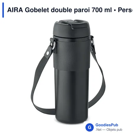 AIRA Gobelet double paroi 700 ml